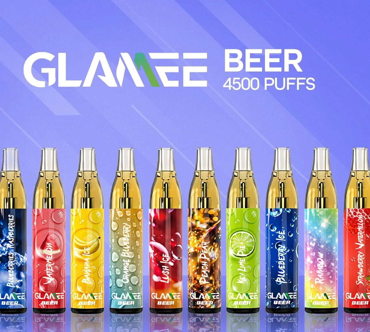 Extended Vaping Pleasure with Glamee Beer: 4500 Puffs in Every Device
